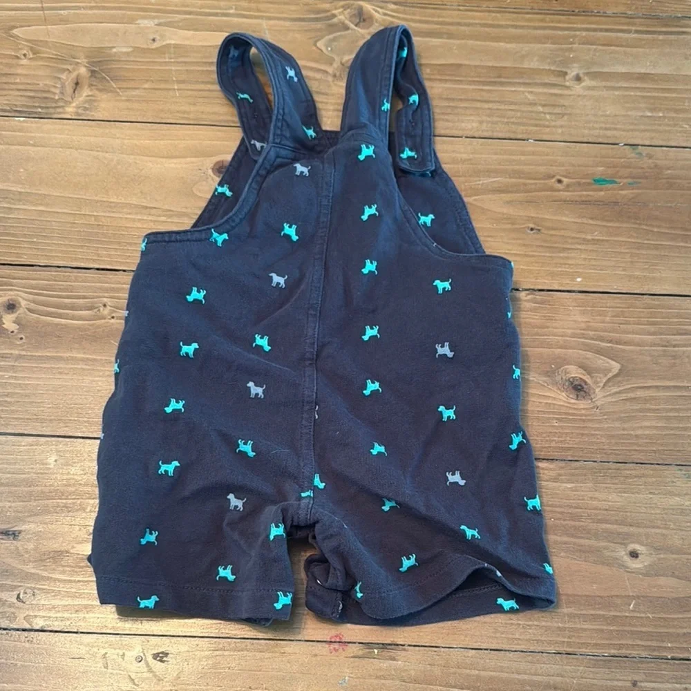Carters Kids Overalls with Dog Print blue‎ 18months